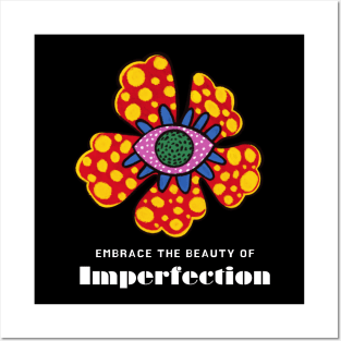 Embrace the Beauty of Imperfection Yayoi Kusama Inspired Flower Posters and Art